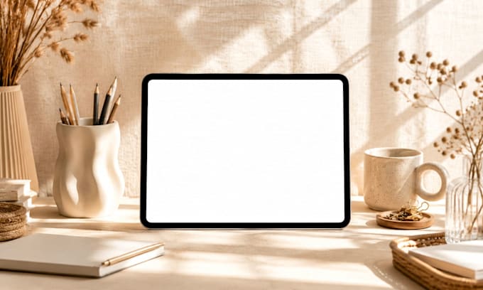design editable canva goodnotes mockup templates for etsy listing