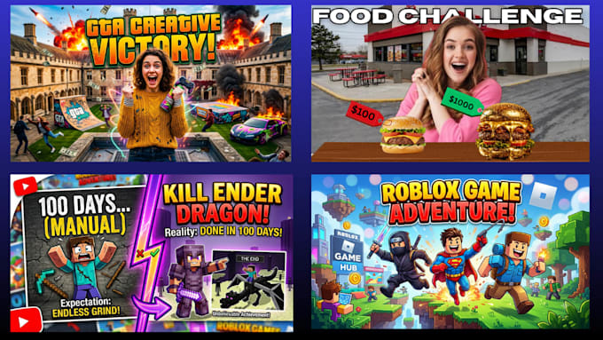 creative thumbnails for your youtube