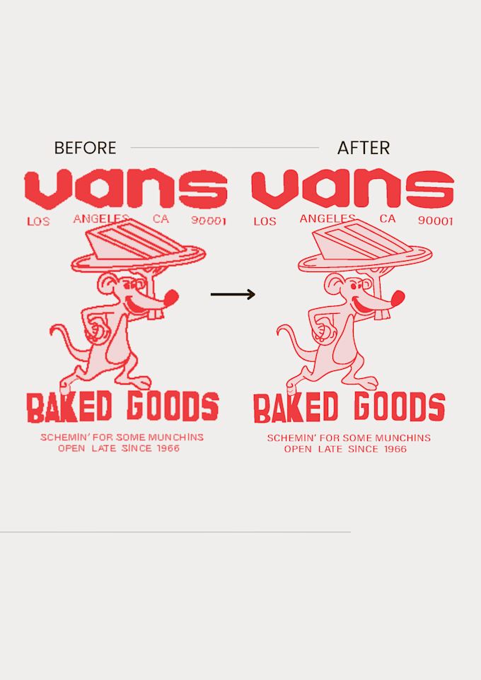 do vector tracing and redraw