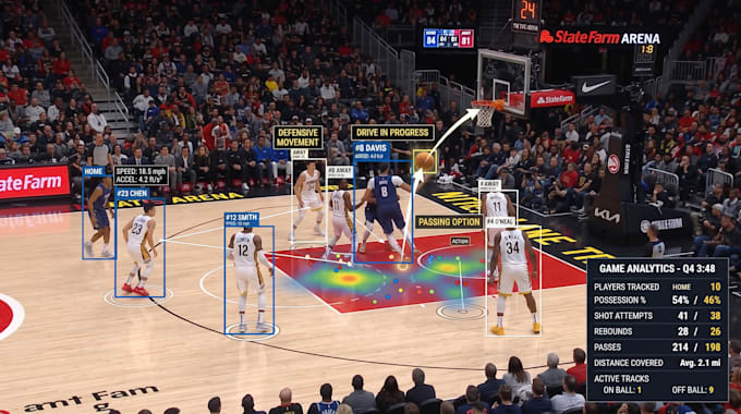 develop basketball player tracking, shot detection, and game analytics