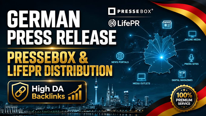 do german press release writing and distribution on german media and news sites