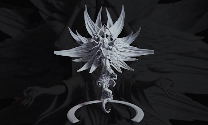 create high quality 3d model anime figurine toy action figure for 3d printing