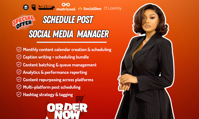 schedule post buffer metricool hootsuite later loomly social bee planoly loomly