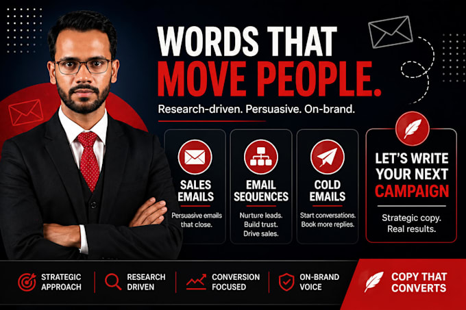 write high converting email marketing copy and newsletter campaigns