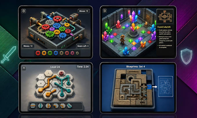 develop a professional 2d game in unity for mobile or PC