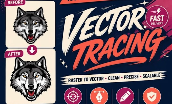 vector tracing, vectorize logo, convert image to vector, png to svg, ai eps