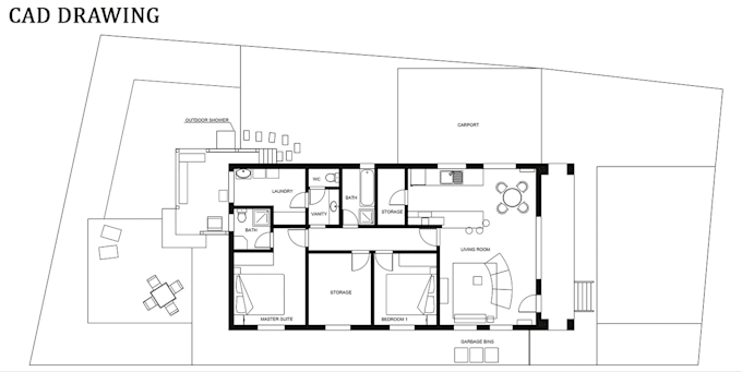 draw site plan, plot plan and property plan in autocad