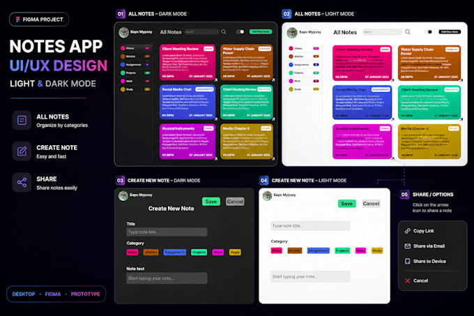 design a modern app UI UX in figma