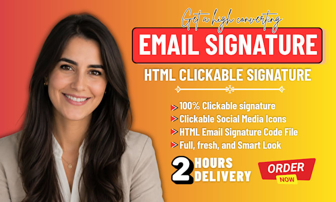 create html email signature clickable email signature design outlook apple mail