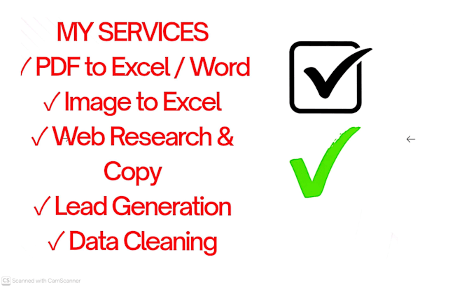 do fast data entry and lead generation