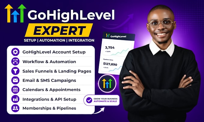 gohighlevel virtual assistant ghl workflow expert CRM automation va