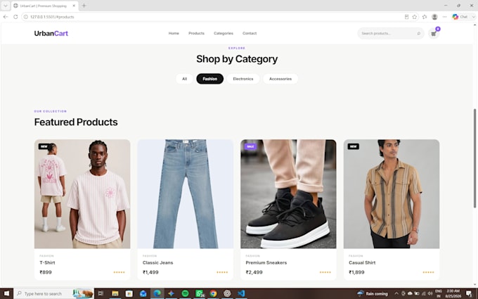 build a responsive ecommerce website