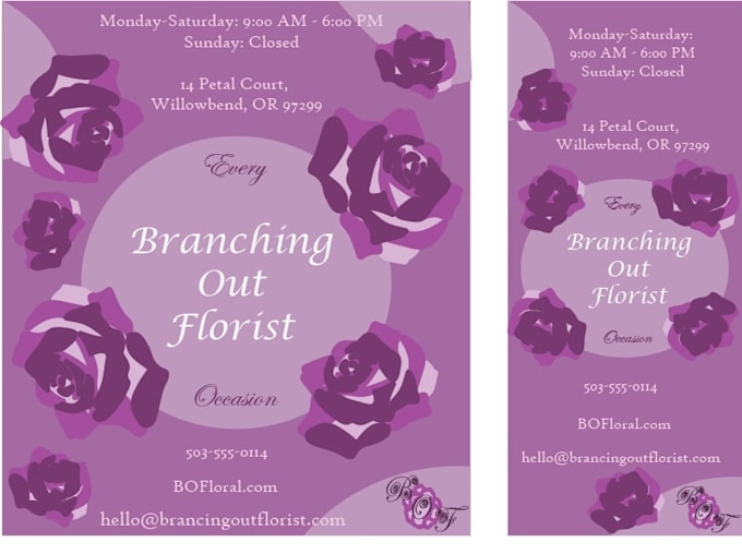flyers, posters, and prints