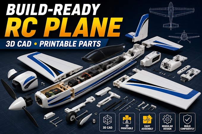 design custom rc planes and aircraft cad