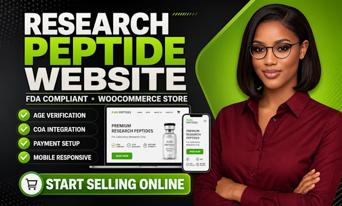 do peptide website supplement website nutraceutical woocommerce peptide website