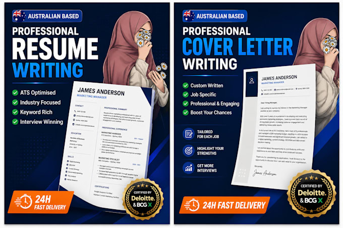 write a professional resume, CV and cover letter using ai