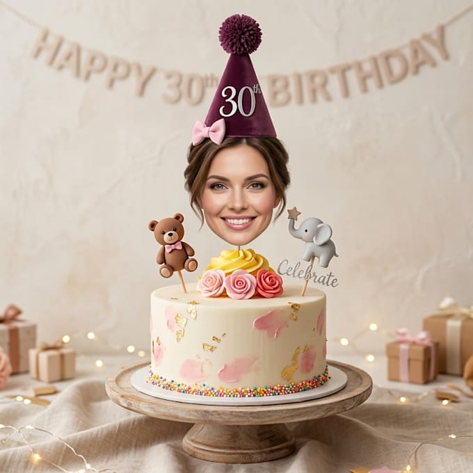customized cake toppers for birthday party and anniversary
