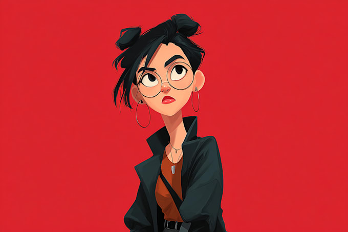 design 2d cartoon character design