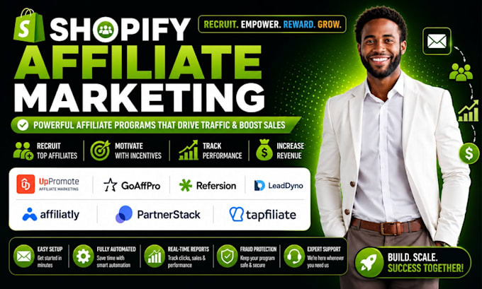 affiliate program uppromote goaffpro refersion leaddyno affiliatly partnerstack