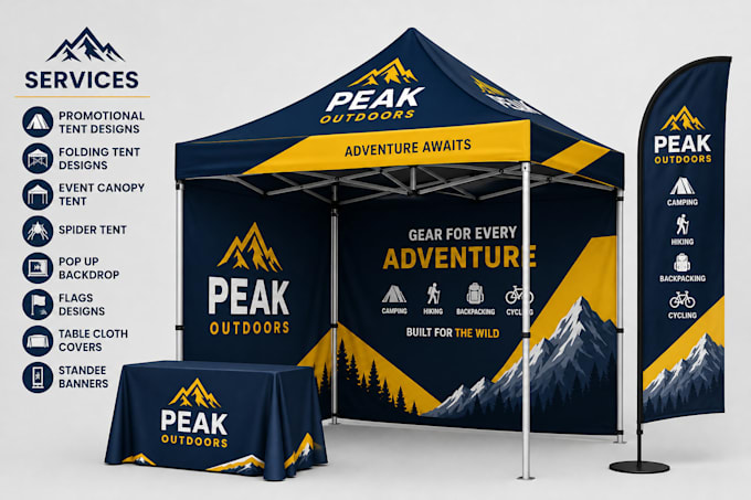 design a professional custom canopy tent