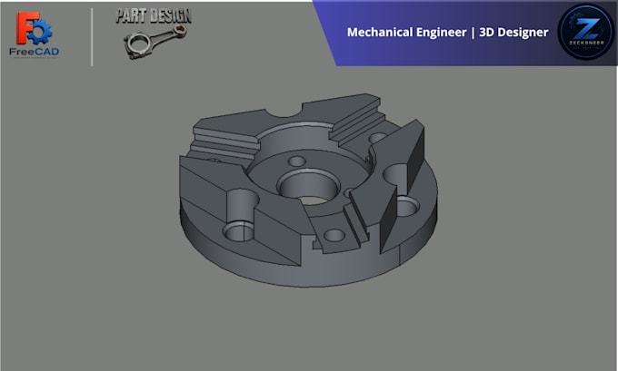 create 3d mechanical cad models and assemblies in freecad