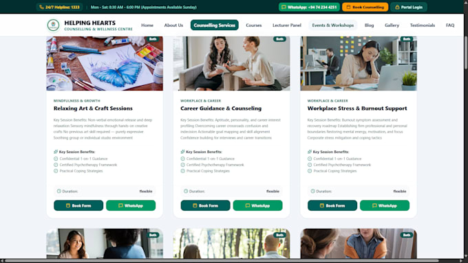 design an lms online course website for your school
