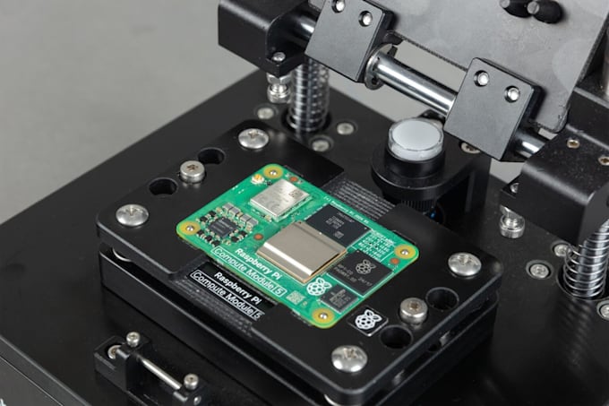 program raspberry pi compute module 5 with a programming jig