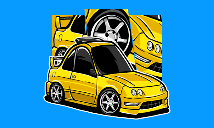 turn your car photo into chibi manualy