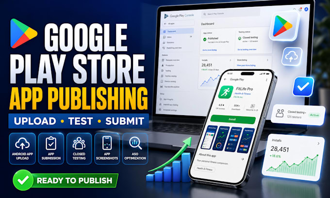 upload and publish your android app on google play store and play console