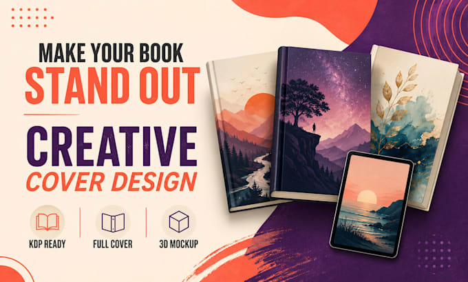 design a professional KDP book cover