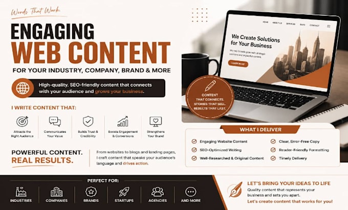 write engaging SEO web content and articles