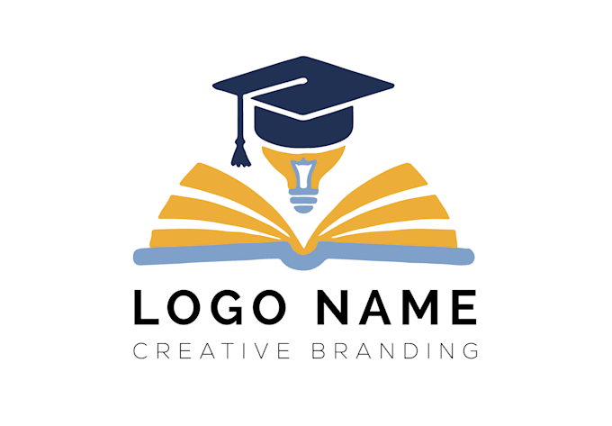 design a unique education logo for academic institutions