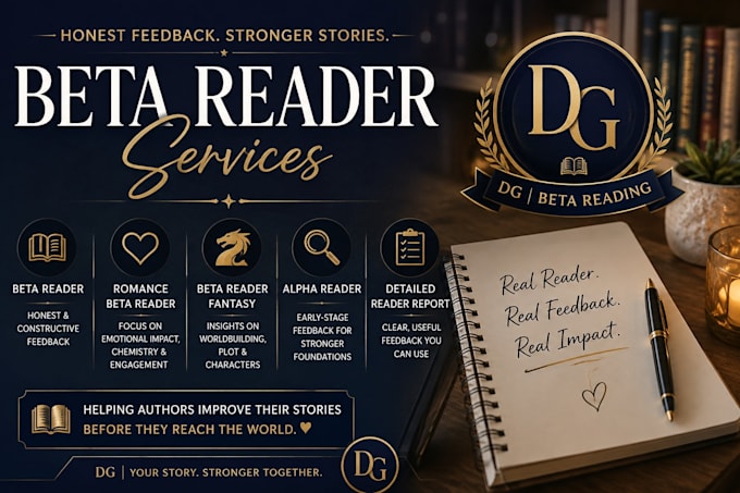 beta read your novel with detailed reader feedback