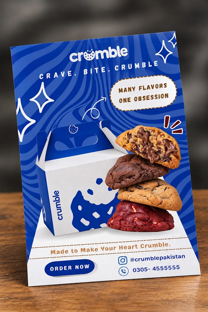 a professional promotional food flyer for your restaurant or food