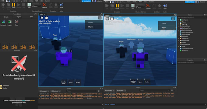 fix roblox game bugs, script errors, glitches, lua bug and roblox studio issues
