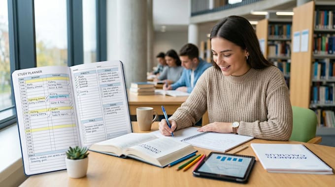 create a personalized time management plan for university students