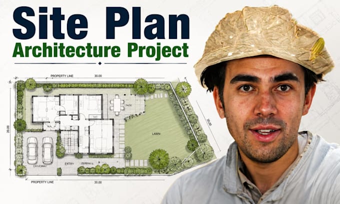 draw site plan, plot plan and permit ready architectural plan