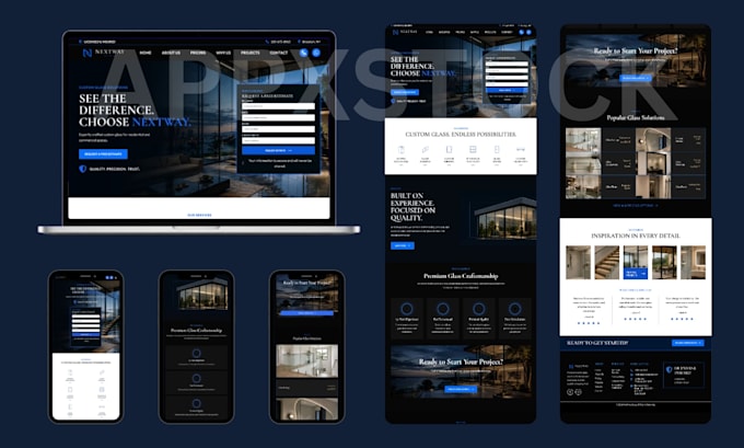 develop a custom professional website