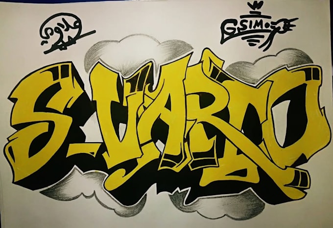 create a unique graffiti design for you