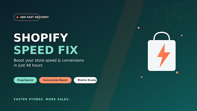 shopify store speed optimization and conversion fix