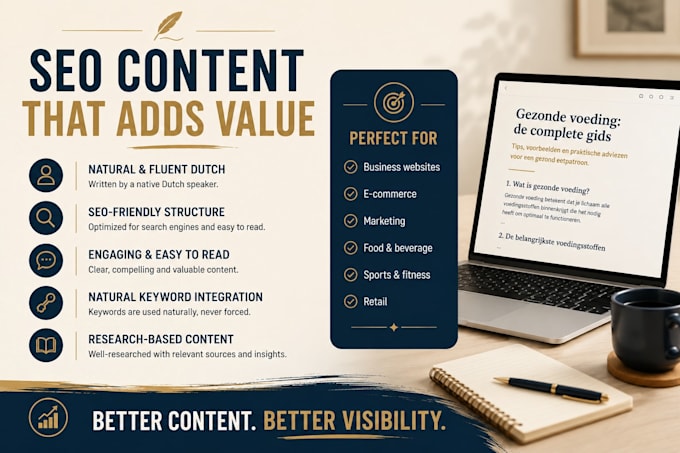 write engaging dutch SEO articles and blog posts