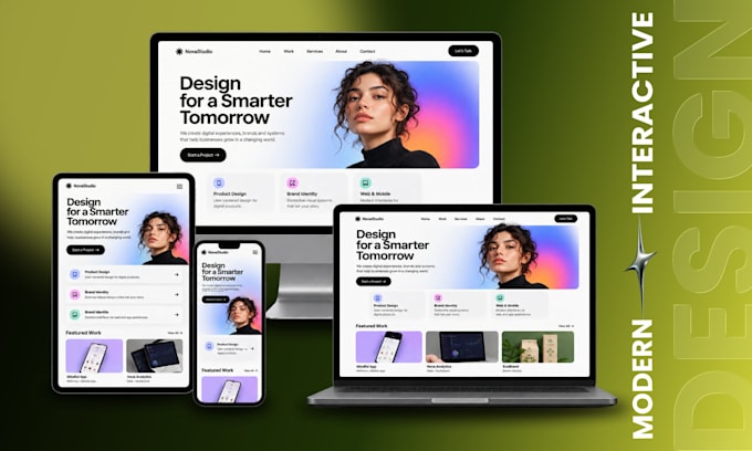 do a modern mobile app UI UX design in figma
