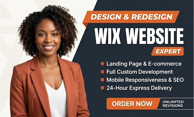 redesign wix website, revamp wix site, edit wix website and fix wix issues