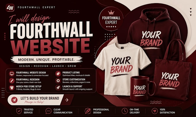 build fourth wall store design fourth wall website redesign fourth wall store
