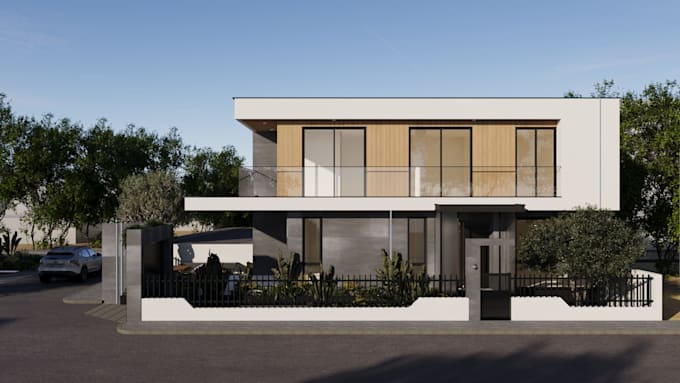 design modern architecture and interior space