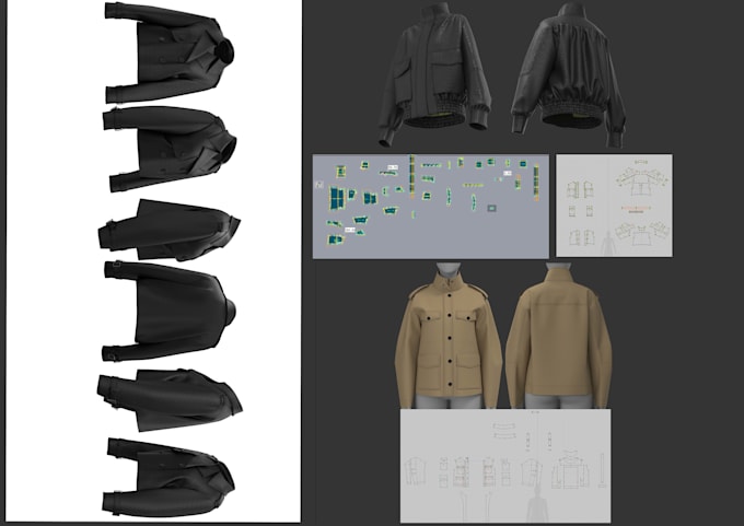 do 2d pattern making, and 3d virtual clothing fitting in clo 3d