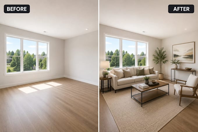 do virtual staging, virtual furniture, virtual renovation