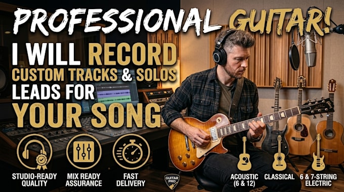 play creative guitar solos and riffs for you