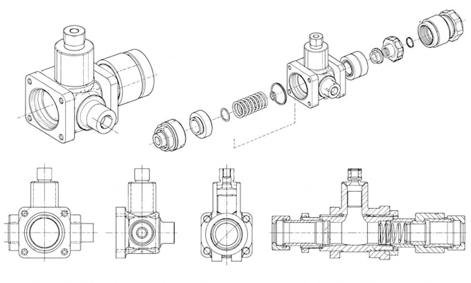 create technical drawings and line art for your product