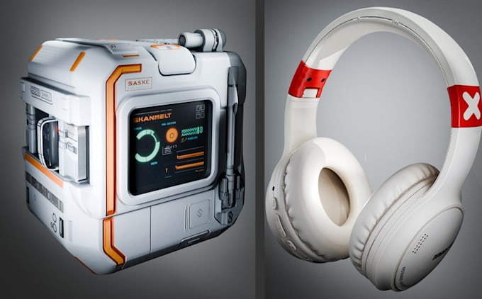 create professional 3d renders for electronics and gadgets